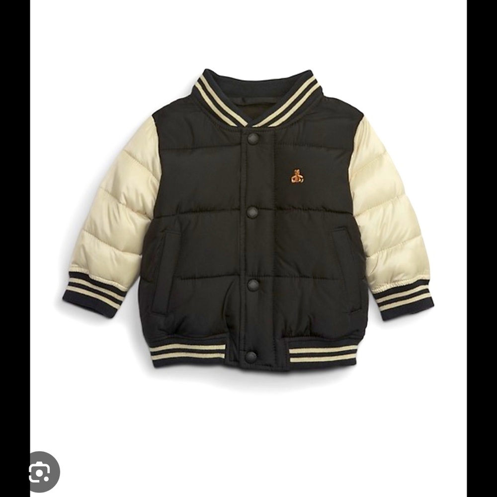Baby Gap Varsity Puffer Jacket 12-18 months